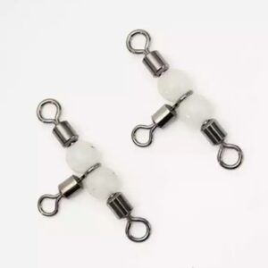 Cross-Line Rolling Swivel With Pear Beads size:10×12