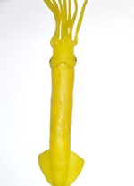 Mold Craft Squid  Amarelo  30 cm 100gr